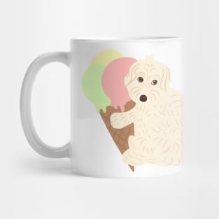 Don't Touch my Ice Cream Maltipoo Dog Mug